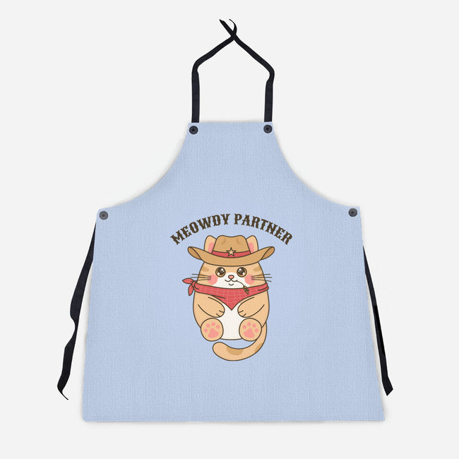 Meowdy Partner-Unisex-Kitchen-Apron-robyriker
