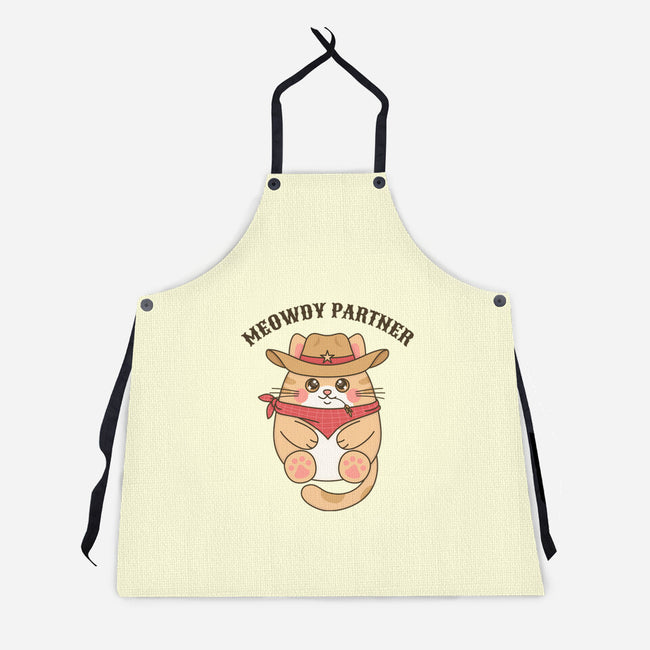 Meowdy Partner-Unisex-Kitchen-Apron-robyriker
