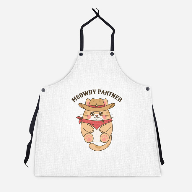 Meowdy Partner-Unisex-Kitchen-Apron-robyriker