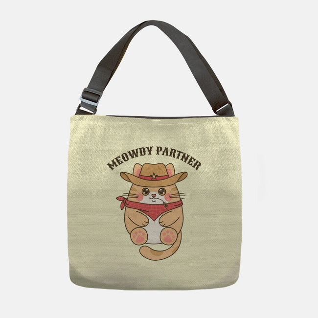 Meowdy Partner-None-Adjustable Tote-Bag-robyriker