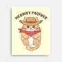 Meowdy Partner-None-Stretched-Canvas-robyriker