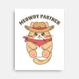 Meowdy Partner-None-Stretched-Canvas-robyriker