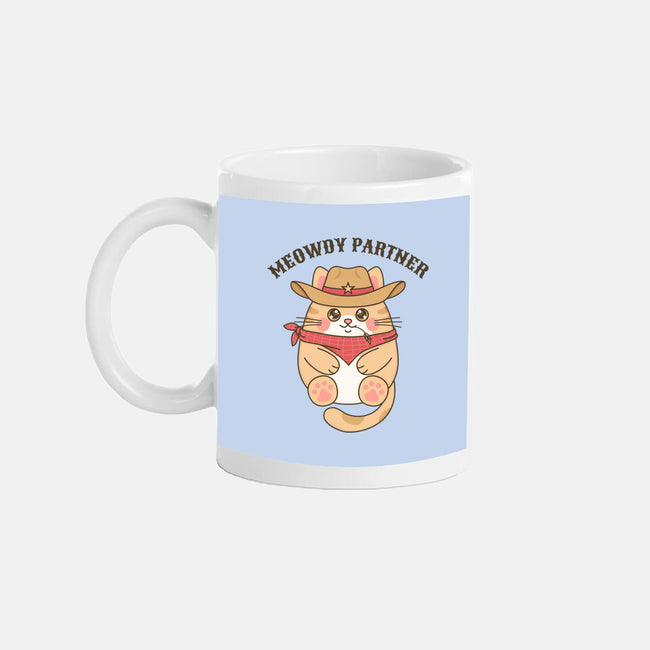 Meowdy Partner-None-Mug-Drinkware-robyriker