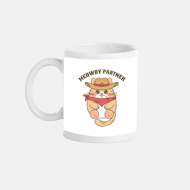 Meowdy Partner-None-Mug-Drinkware-robyriker