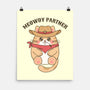 Meowdy Partner-None-Matte-Poster-robyriker
