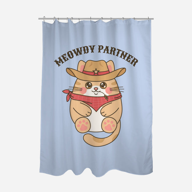 Meowdy Partner-None-Polyester-Shower Curtain-robyriker