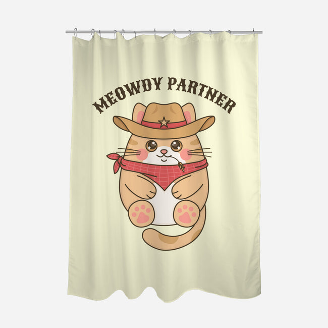 Meowdy Partner-None-Polyester-Shower Curtain-robyriker
