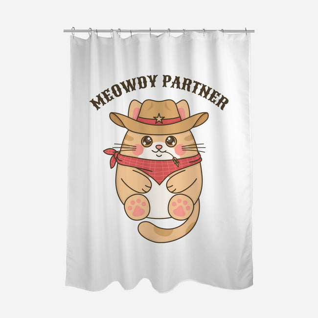 Meowdy Partner-None-Polyester-Shower Curtain-robyriker