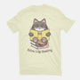 Feline Like Reading-Mens-Basic-Tee-robyriker