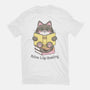 Feline Like Reading-Mens-Basic-Tee-robyriker