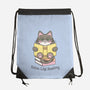 Feline Like Reading-None-Drawstring-Bag-robyriker