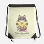 Feline Like Reading-None-Drawstring-Bag-robyriker