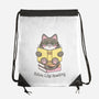 Feline Like Reading-None-Drawstring-Bag-robyriker