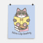 Feline Like Reading-None-Matte-Poster-robyriker