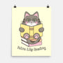 Feline Like Reading-None-Matte-Poster-robyriker