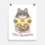 Feline Like Reading-None-Matte-Poster-robyriker