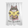 Feline Like Reading-None-Polyester-Shower Curtain-robyriker