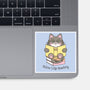 Feline Like Reading-None-Glossy-Sticker-robyriker