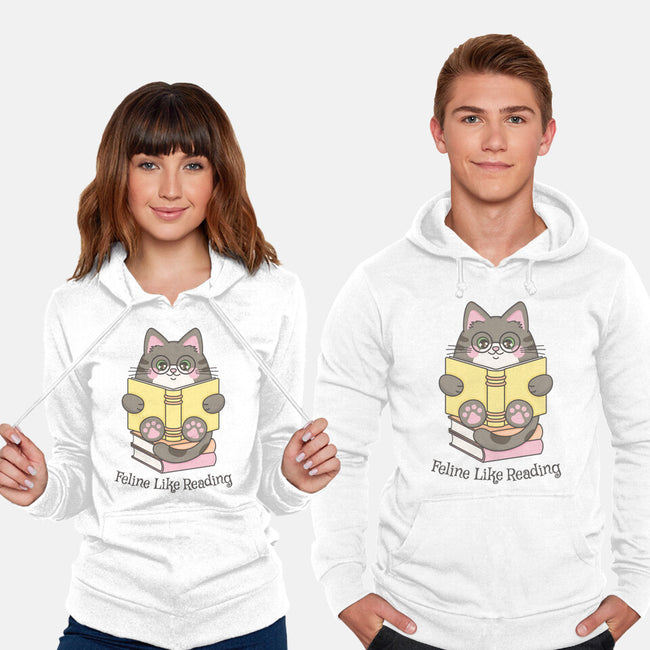 Feline Like Reading-Unisex-Pullover-Sweatshirt-robyriker