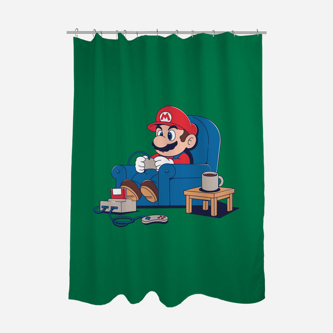 Gamer Boy-None-Polyester-Shower Curtain-Tri haryadi