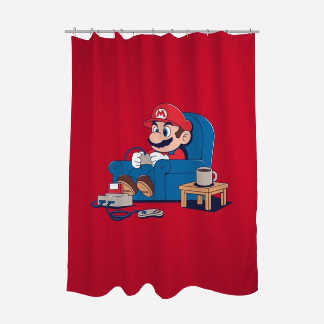 Gamer Boy-None-Polyester-Shower Curtain-Tri haryadi