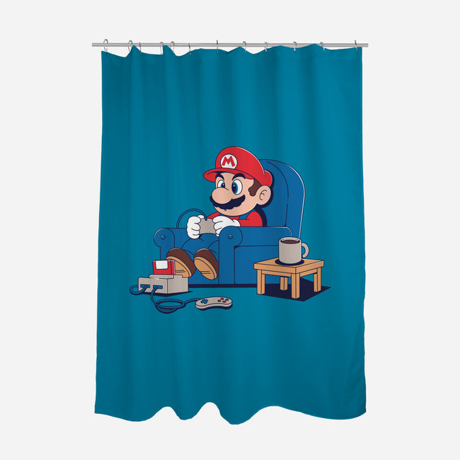 Gamer Boy-None-Polyester-Shower Curtain-Tri haryadi
