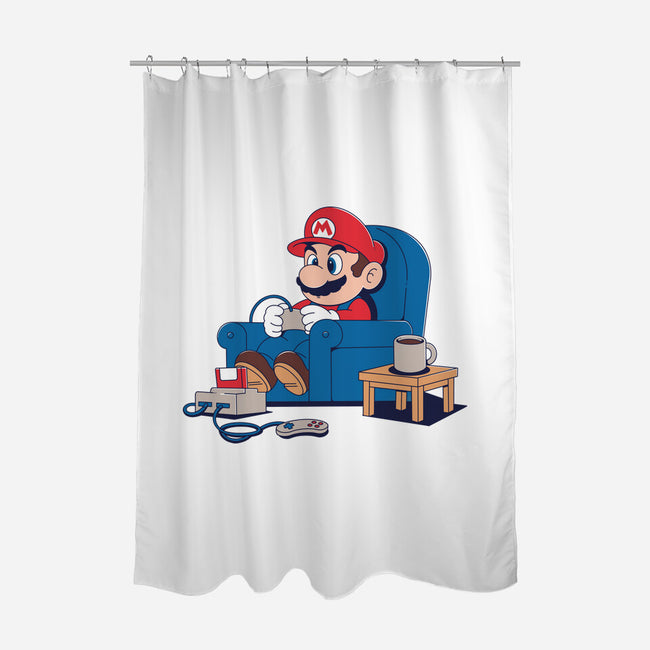 Gamer Boy-None-Polyester-Shower Curtain-Tri haryadi