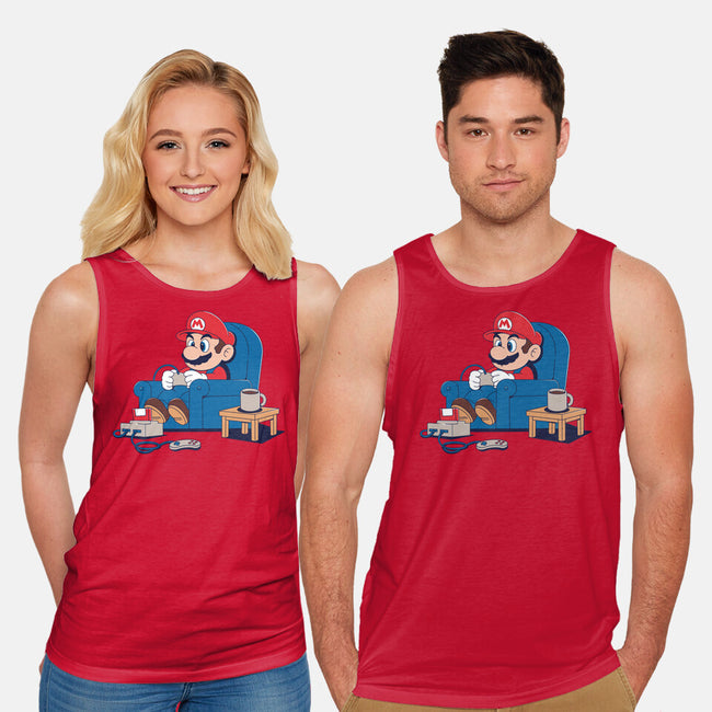 Gamer Boy-Unisex-Basic-Tank-Tri haryadi