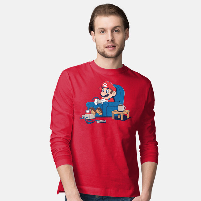 Gamer Boy-Mens-Long Sleeved-Tee-Tri haryadi