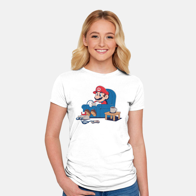 Gamer Boy-Womens-Fitted-Tee-Tri haryadi