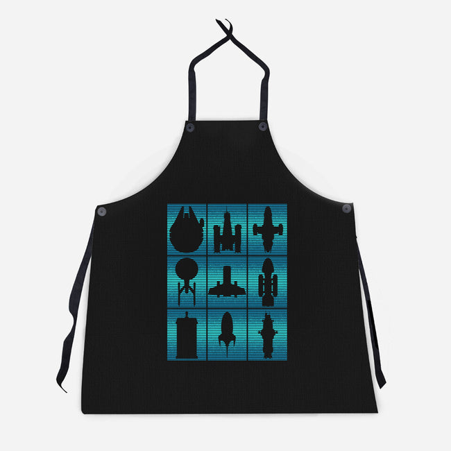 Interstellar Travelers-Unisex-Kitchen-Apron-sachpica