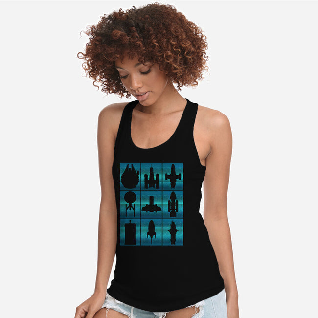 Interstellar Travelers-Womens-Racerback-Tank-sachpica