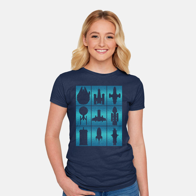 Interstellar Travelers-Womens-Fitted-Tee-sachpica