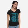 Interstellar Travelers-Womens-V-Neck-Tee-sachpica