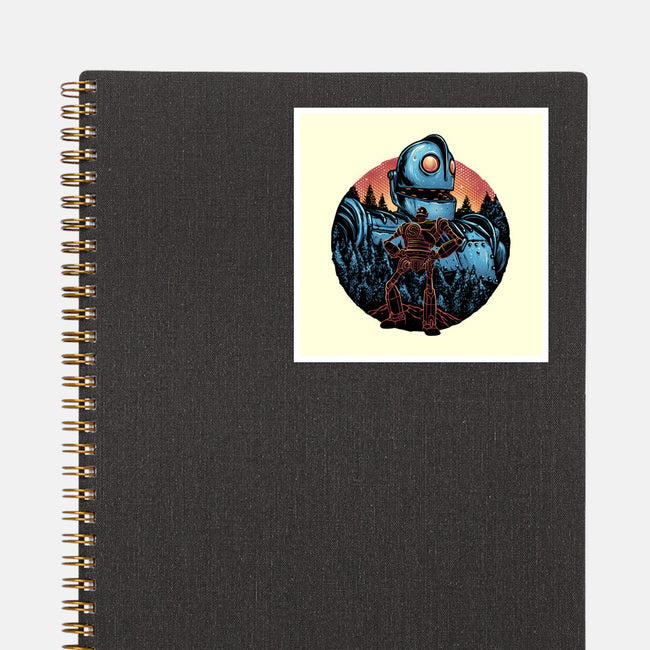 Legend Of The Gentle Giant-None-Glossy-Sticker-glitchygorilla