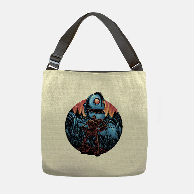 Legend Of The Gentle Giant-None-Adjustable Tote-Bag-glitchygorilla