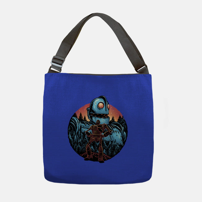 Legend Of The Gentle Giant-None-Adjustable Tote-Bag-glitchygorilla