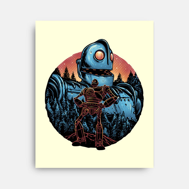 Legend Of The Gentle Giant-None-Stretched-Canvas-glitchygorilla