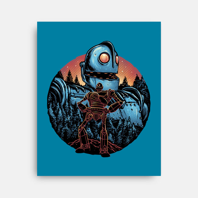 Legend Of The Gentle Giant-None-Stretched-Canvas-glitchygorilla