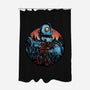 Legend Of The Gentle Giant-None-Polyester-Shower Curtain-glitchygorilla