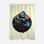 Legend Of The Gentle Giant-None-Polyester-Shower Curtain-glitchygorilla