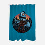 Legend Of The Gentle Giant-None-Polyester-Shower Curtain-glitchygorilla
