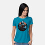 Legend Of The Gentle Giant-Womens-Basic-Tee-glitchygorilla
