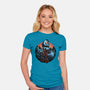 Legend Of The Gentle Giant-Womens-Fitted-Tee-glitchygorilla