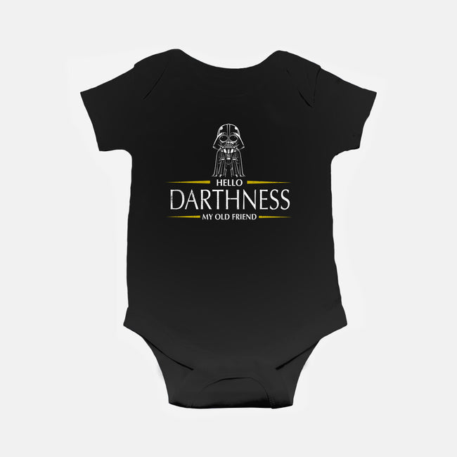 Hello Darthness-Baby-Basic-Onesie-kharmazero