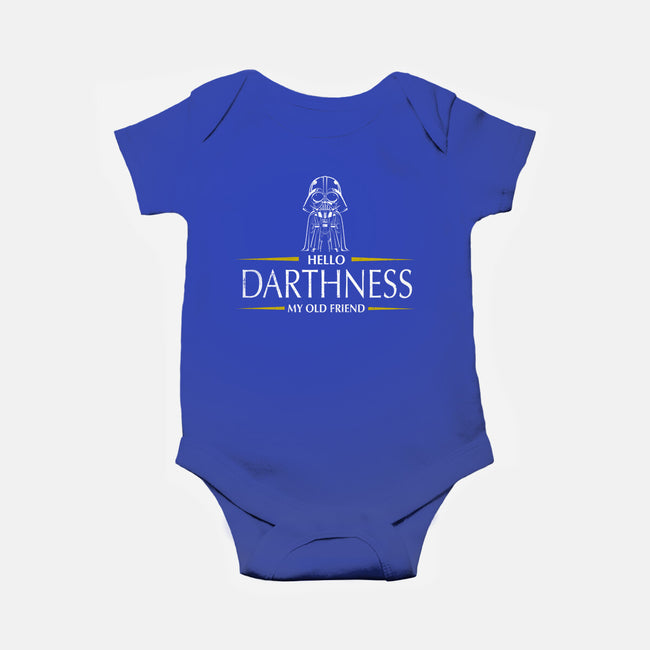 Hello Darthness-Baby-Basic-Onesie-kharmazero
