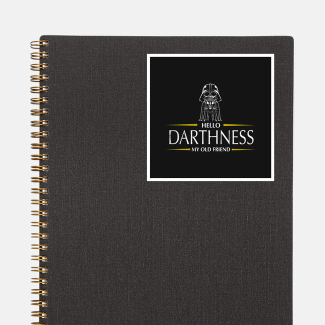 Hello Darthness-None-Glossy-Sticker-kharmazero