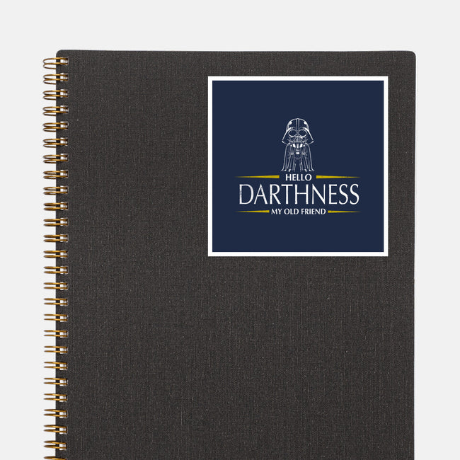 Hello Darthness-None-Glossy-Sticker-kharmazero