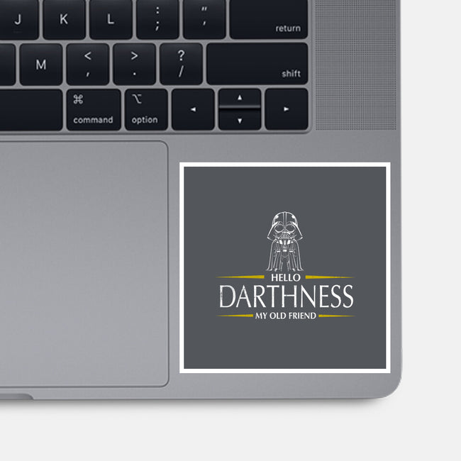 Hello Darthness-None-Glossy-Sticker-kharmazero