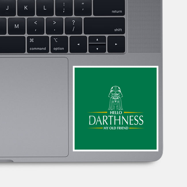 Hello Darthness-None-Glossy-Sticker-kharmazero